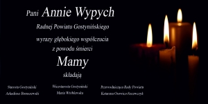 Kondolencje dla Pani Anny Wypych