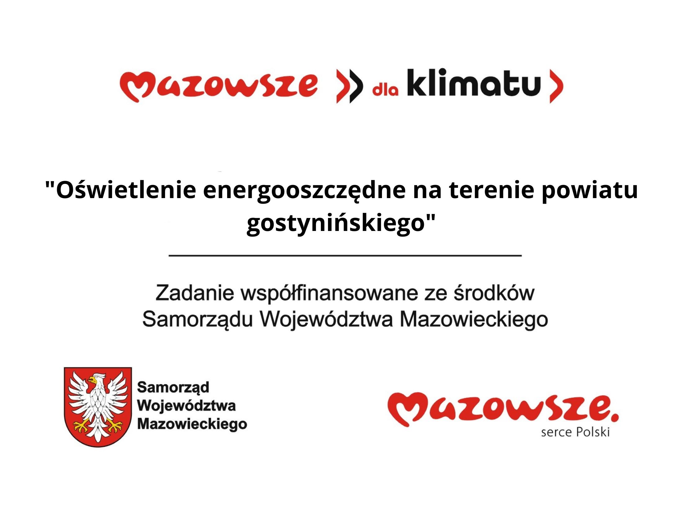 Oswietlenie energooszczedne na terenie powiatu gostyninskiego