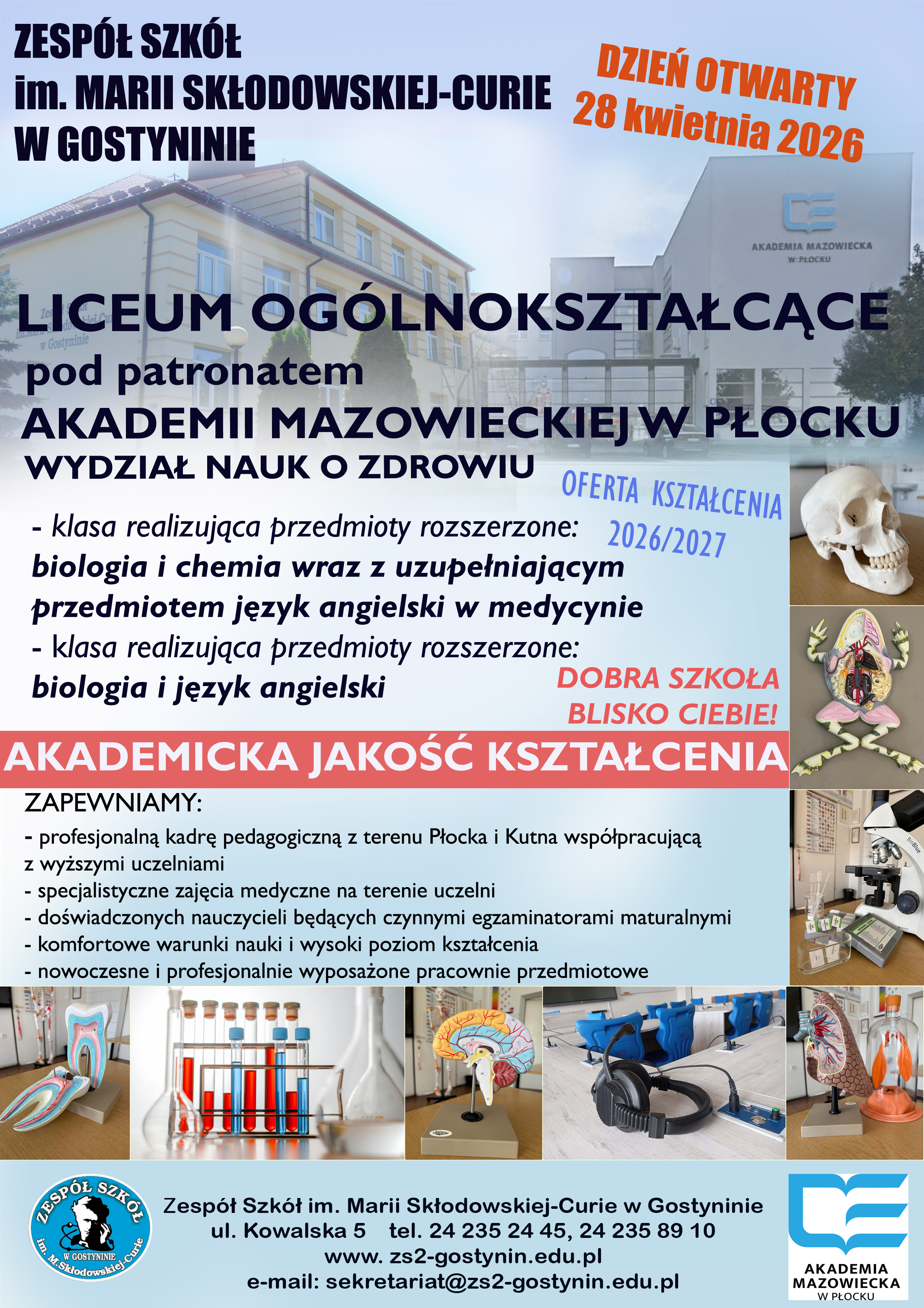 Ulotka informacyjna LO w ZS