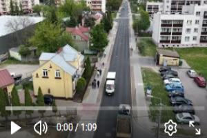 Oddanie do użytku odcinek drogi przy ul. Czapskiego nr 1452W ul. - VIDEO