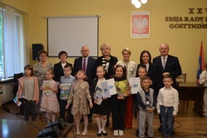Rozdanie nagród dla uczestników konkursu "Zwierzęta i rośliny parków krajobrazowych i narodowych"