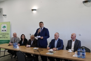 Udział Starosty Gostynińskiego w posiedzeniu Rad Powiatowych Mazowieckiej Izby Rolniczej w Sierakówku 
